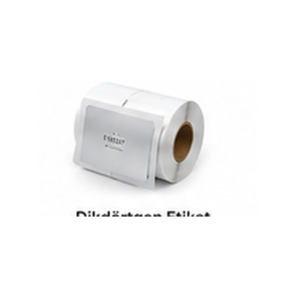 Custom food and beverage product labels on a roll