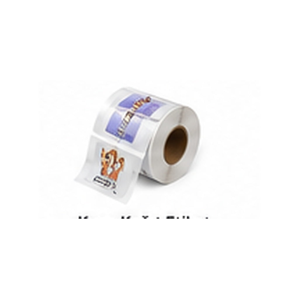 Custom paper roll labels