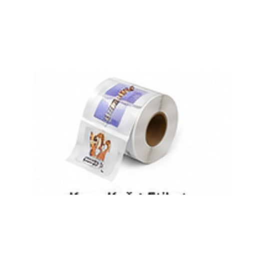 Custom paper roll labels