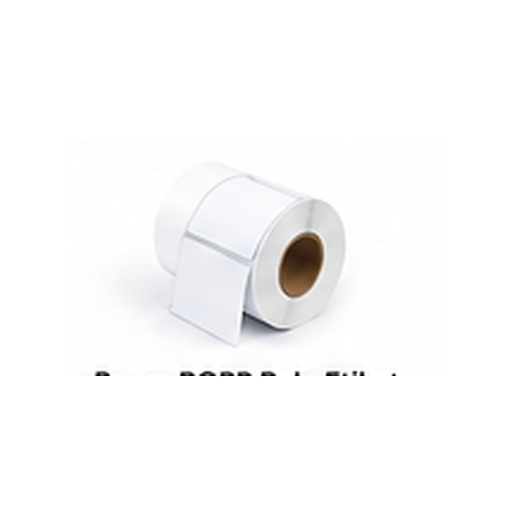 Custom white BOPP roll labels